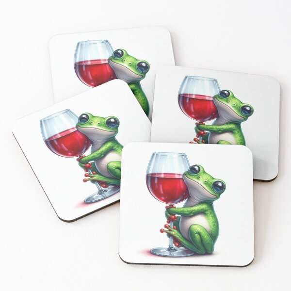 Item preview, frog&wine designed and sold by Mickeyinktattoo.