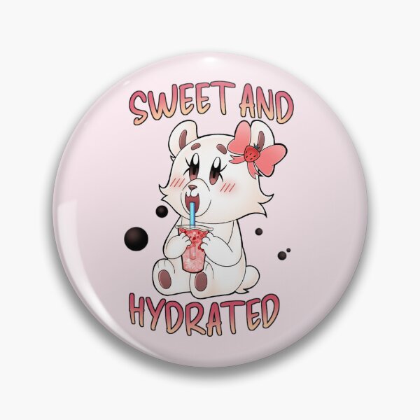 Item preview, Sweet and Hydrated White Bear Bubble Tea designed and sold by pinkbobabear.