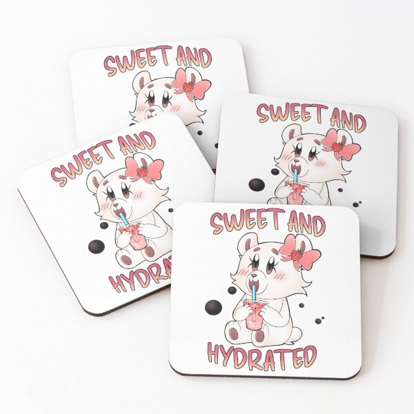 Item preview, Sweet and Hydrated White Bear Bubble Tea designed and sold by pinkbobabear.