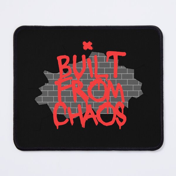 Item preview, "Built From Chaos" Mural on a Cracked Wall designed and sold by QuoteCanvas.TH.