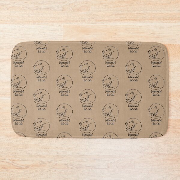 Item preview, Introverted But Cute Doodle Cat Gift Idea designed and sold by Design_Your_Day.