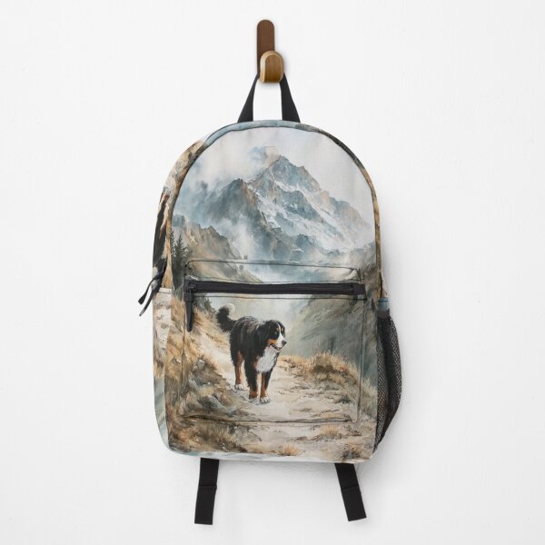 Item preview, A Bernese Mountain Dog walking along an alpine trail, Dogs in Motion designed and sold by CDC40.