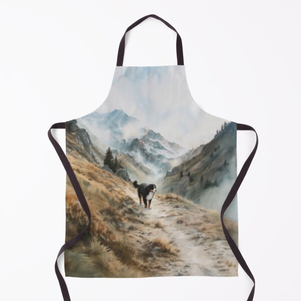 Item preview, A Bernese Mountain Dog walking along an alpine trail, Dogs in Motion designed and sold by CDC40.
