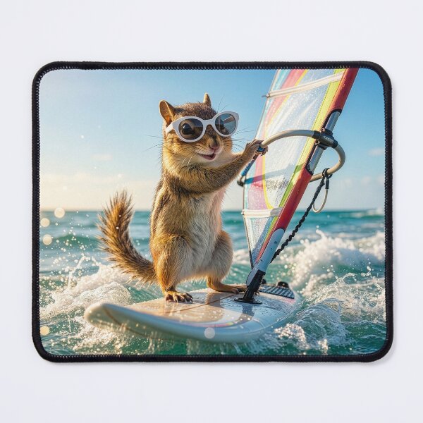 Item preview, Windsurfin' Chipmunk designed and sold by Tridentulus.