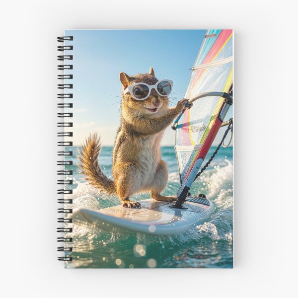 Artikelvorschau, Windsurfen Streifenhörnchen entworfen und verkauft von Tridentulus.