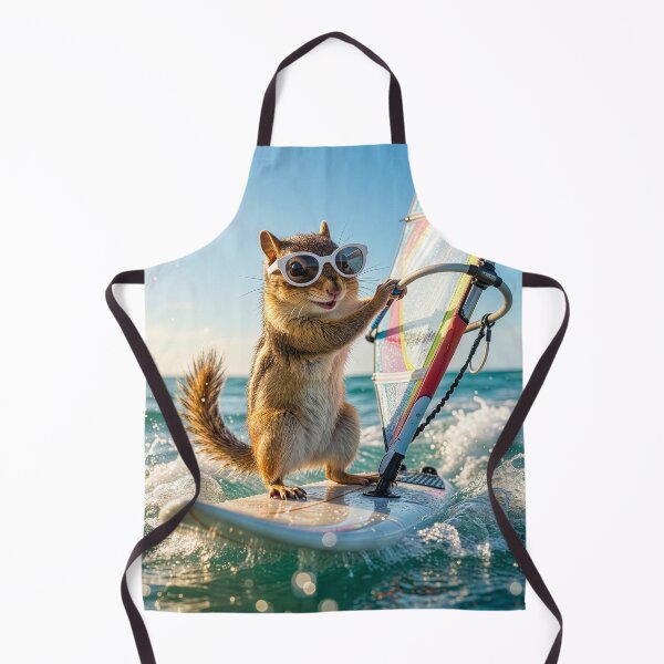 Artikelvorschau, Windsurfen Streifenhörnchen entworfen und verkauft von Tridentulus.