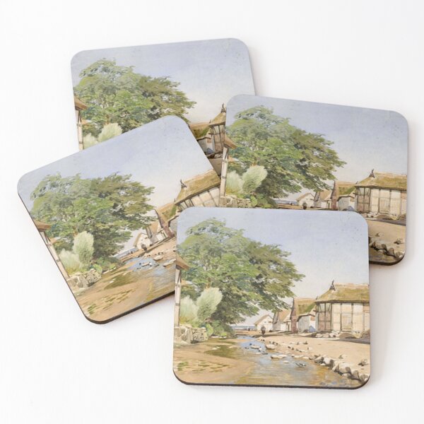 Item preview, Village in Northern Germany designed and sold by tomorrowsart.