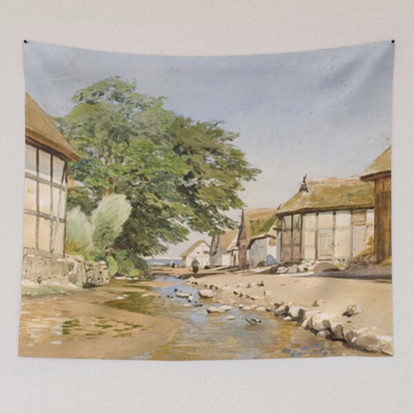 Item preview, Village in Northern Germany designed and sold by tomorrowsart.
