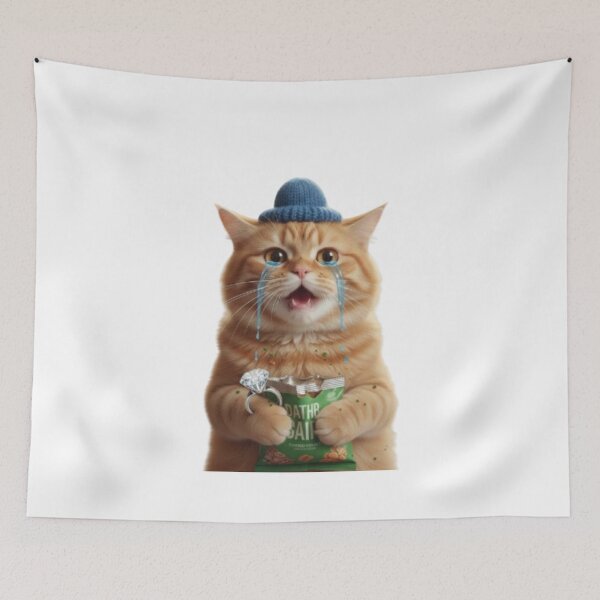 Item preview, Cat Crying | Funny Cute Cat Expression designed and sold by sma44.