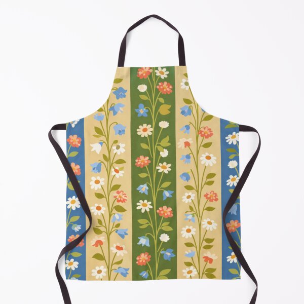 Item preview, Archipelago Wildflower Stripes – Vintage Nordic Coastal Pattern designed and sold by Planthem.