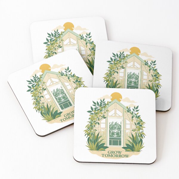 Item preview, Grow Tomorrow: Stylized Greenhouse, Vines & Sun designed and sold by Tucker-Art.