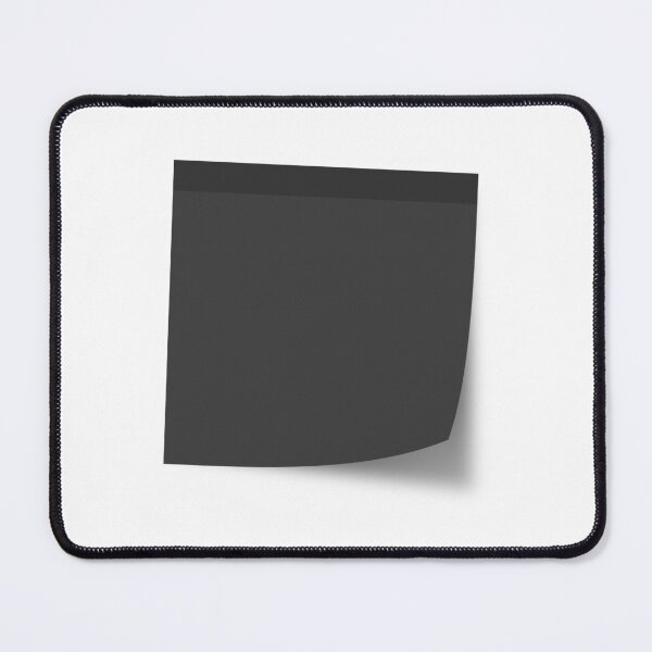 Item preview, Post Note Sticky Note Paper Black Blank Memo Pad Square Background with Shadow designed and sold by DotLinePlane.