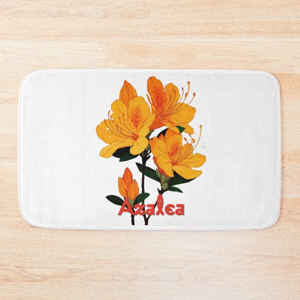 Item preview, Azalea Blaze: Botanical Elegance in Fiery Bloom designed and sold by ForeverPrintsOK.