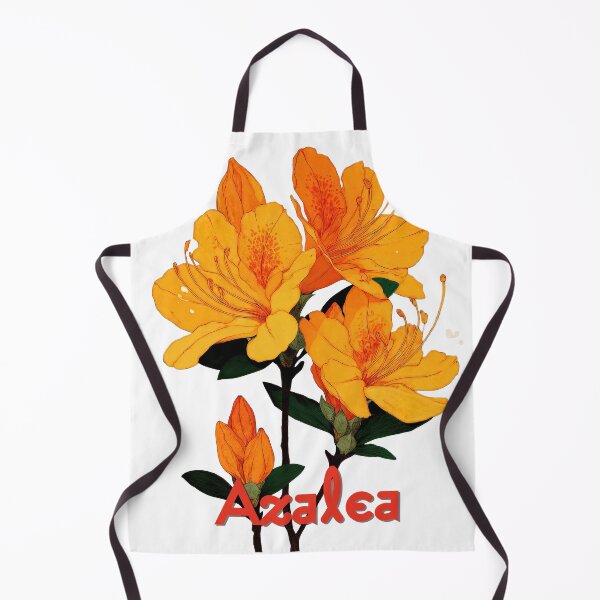 Item preview, Azalea Blaze: Botanical Elegance in Fiery Bloom designed and sold by ForeverPrintsOK.