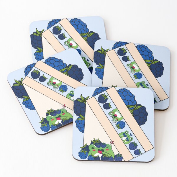 Item preview, Kawaii Frog Blackberry Fruit Sandwich Sando designed and sold by Kanniax.