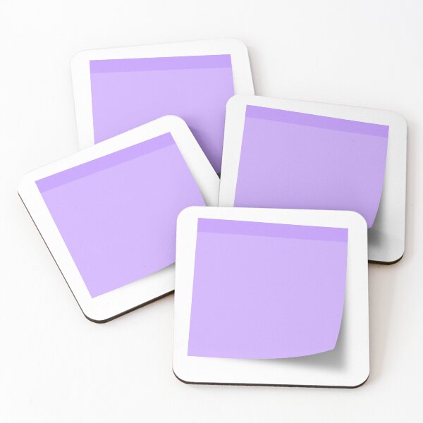Item preview, Post Note Sticky Note Paper Purple Violet Blank Memo Pad Square Organization To do list Background with Shadow designed and sold by DotLinePlane.