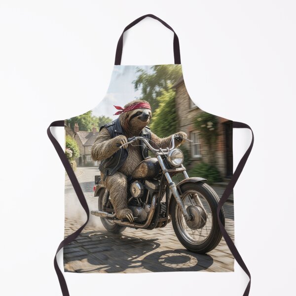 Item preview, Rebellious Sloth Roars through English Village designed and sold by Tridentulus.