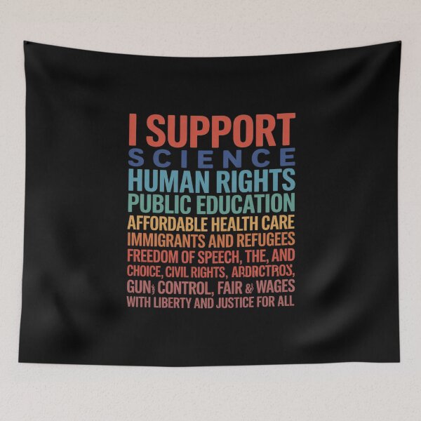 Item preview, I Support Progressive Liberal Democratic Causes Protest designed and sold by MarkLeedsArt.