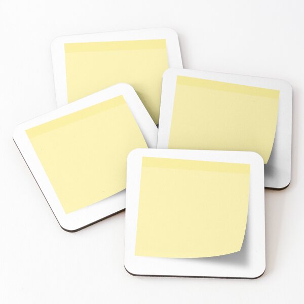 Item preview, Post Note Sticky Notes Paper Yellow Blank Memo Pad Square Organization To do list Background with Shadow designed and sold by DotLinePlane.
