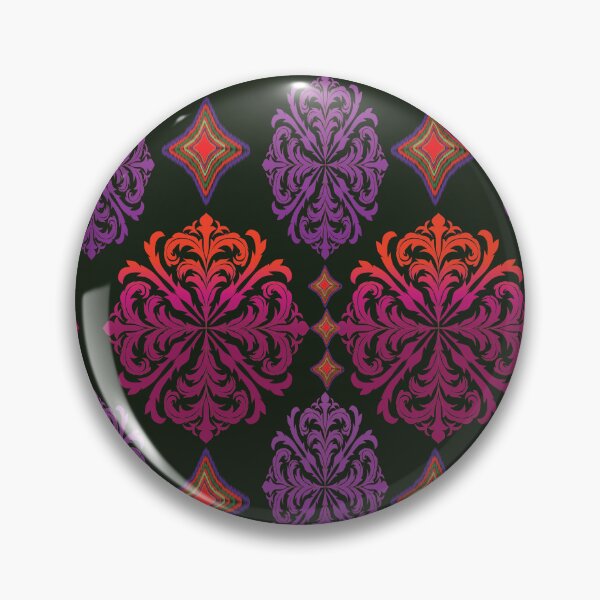 Artikelvorschau, Modern Thai Damask – Forest Night entworfen und verkauft von OIL Pattern Design .