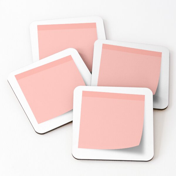 Item preview, Post Note Sticky Notes Paper Pink Blank Memo Pad Square Organization To do list Background with Shadow designed and sold by DotLinePlane.