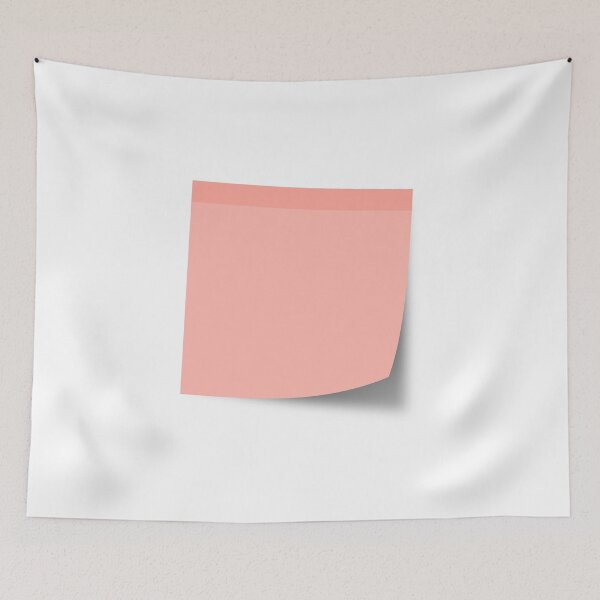 Item preview, Post Note Sticky Notes Paper Pink Blank Memo Pad Square Organization To do list Background with Shadow designed and sold by DotLinePlane.