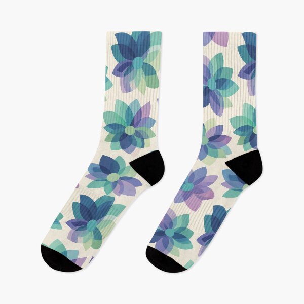 Item preview, Aurora Garden – Vintage Nordic Northern Lights Floral Pattern designed and sold by Planthem.