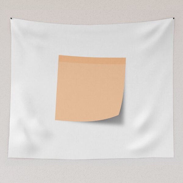 Item preview, Post Note Sticky Notes Paper Orange Blank Memo Pad Square Organization To do list Background with Shadow designed and sold by DotLinePlane.