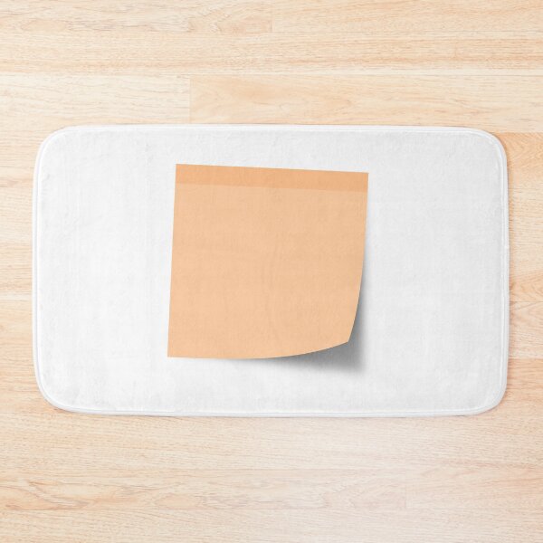 Item preview, Post Note Sticky Notes Paper Orange Blank Memo Pad Square Organization To do list Background with Shadow designed and sold by DotLinePlane.