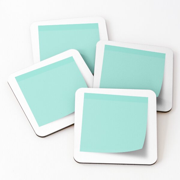 Item preview, Post Note Sticky Notes Paper Blue Mint Blank Memo Pad Square Organization To do list Background with Shadow designed and sold by DotLinePlane.