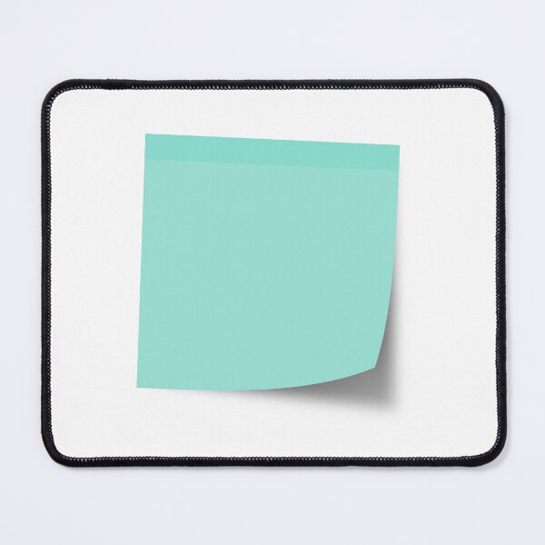 Item preview, Post Note Sticky Notes Paper Blue Mint Blank Memo Pad Square Organization To do list Background with Shadow designed and sold by DotLinePlane.