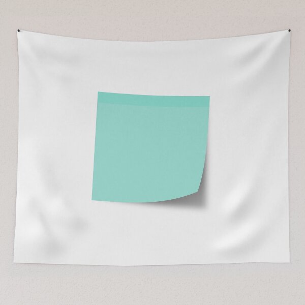 Item preview, Post Note Sticky Notes Paper Blue Mint Blank Memo Pad Square Organization To do list Background with Shadow designed and sold by DotLinePlane.