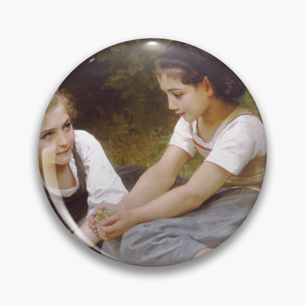 Item preview, The Nut Gatherers – William-Adolphe Bouguereau Classical Realist Masterpiece of Rural Labor and Academic Beauty designed and sold by Art Outlaws.