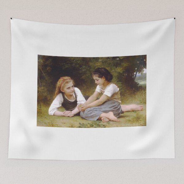 Item preview, The Nut Gatherers – William-Adolphe Bouguereau Classical Realist Masterpiece of Rural Labor and Academic Beauty designed and sold by Art Outlaws.