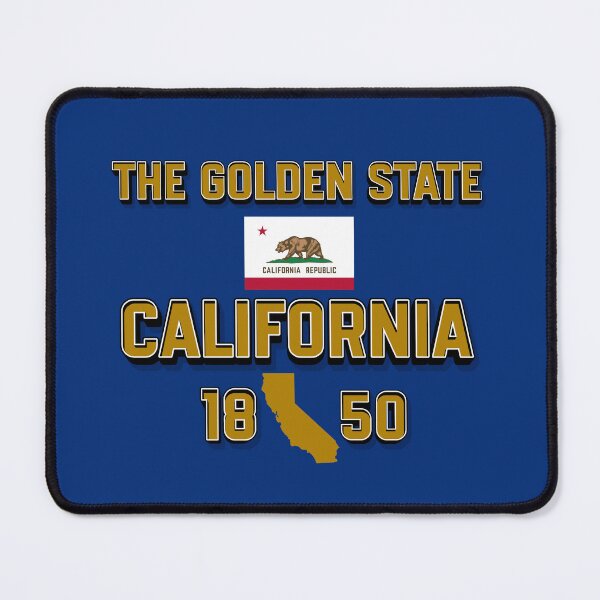 Item preview, California Golden State: Flag, Outline, 1850 Statehood Date designed and sold by QuoteCanvas.TH.
