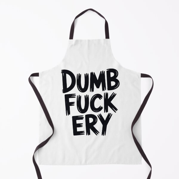 Item preview, DUMB FUCKERY – Bold Black Glossy Typography Funny Quote designed and sold by Dospart.