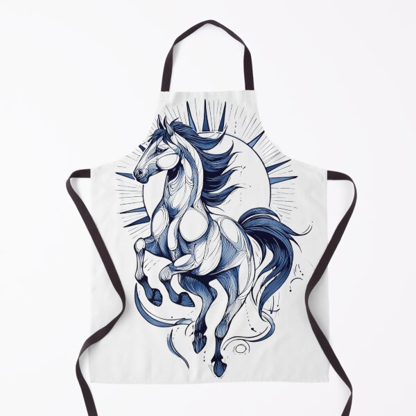 Item preview, Blue line horse designed and sold by MendaciousMina.