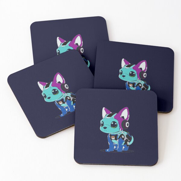 Item preview, kids' robot art cute animal art illustration designed and sold by  Mudikeys.