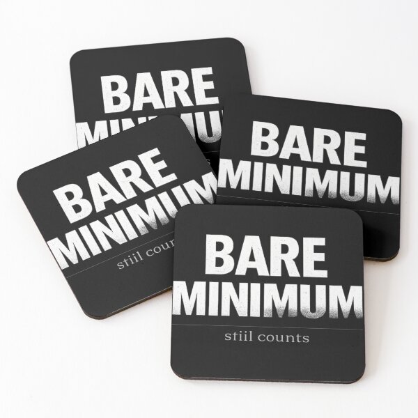 Item preview, Bare Minimum – Still Counts designed and sold by DesignsByHania.