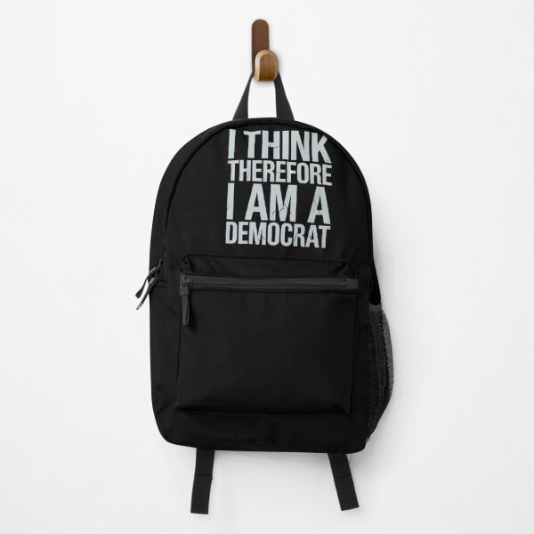 Item preview, I Think Therefore I Am A Democrat Fun Socialist Proud Saying designed and sold by MarkLeedsArt.