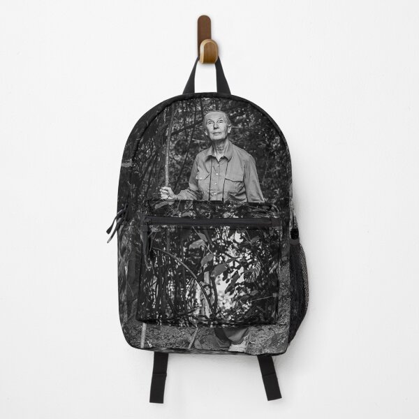 Item preview, Jane Goodall Black and White Portrait designed and sold by PopCultureArtShop.