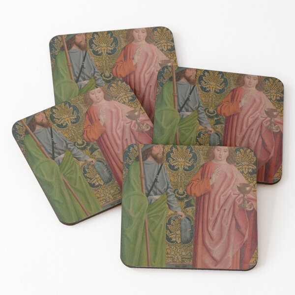 Item preview, Saints James the Greater and John the Evangelist – The Master of the Holy Kinship designed and sold by Art Outlaws.