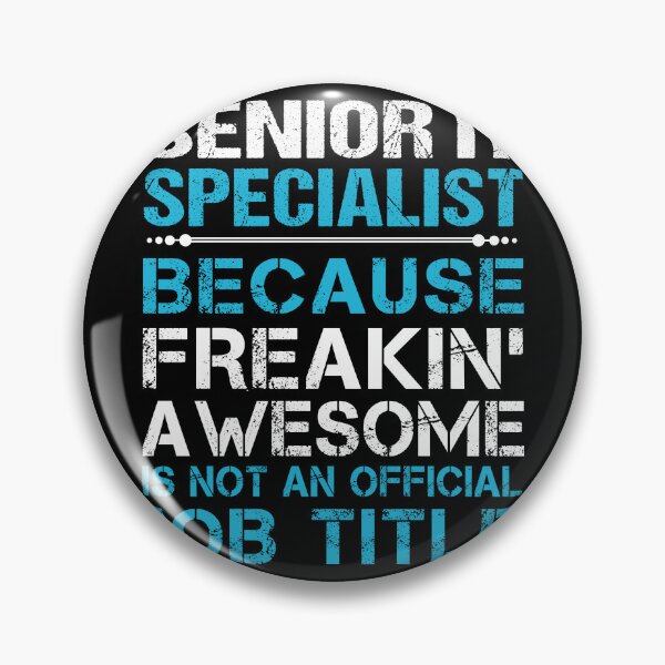 Item preview, Senior It Specialist designed and sold by ginawilliams39.
