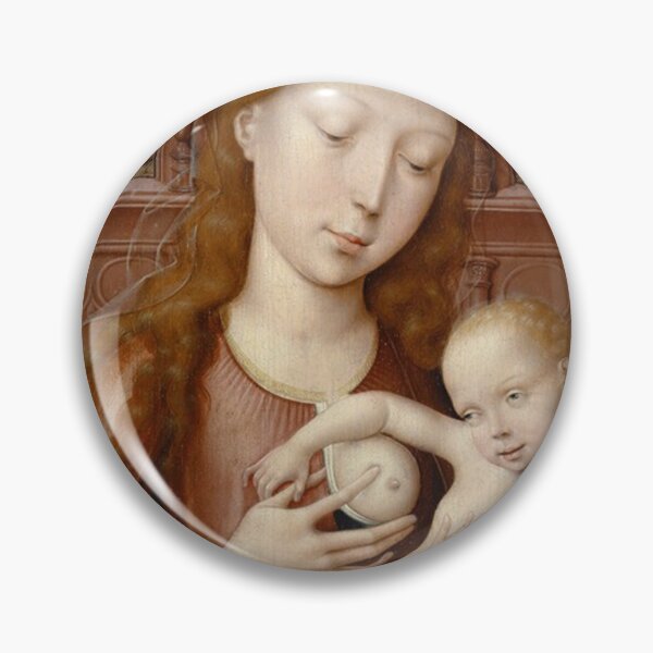 Item preview, The Nursing Madonna – Goossen van der Weyden Northern Renaissance Masterpiece designed and sold by Art Outlaws.