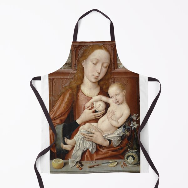 Item preview, The Nursing Madonna – Goossen van der Weyden Northern Renaissance Masterpiece designed and sold by Art Outlaws.