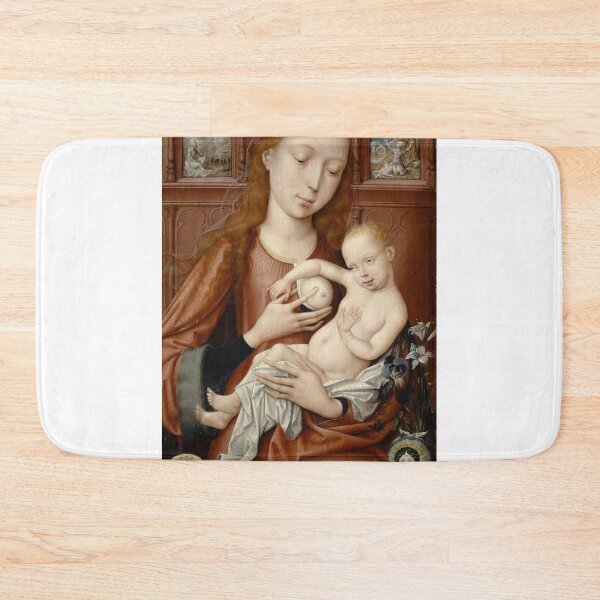 Item preview, The Nursing Madonna – Goossen van der Weyden Northern Renaissance Masterpiece designed and sold by Art Outlaws.