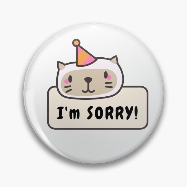 Item preview, I am sorry  designed and sold by Aesthetix18.