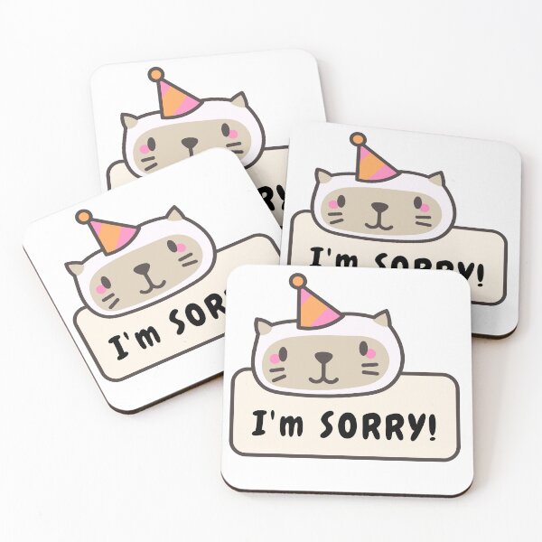 Item preview, I am sorry  designed and sold by Aesthetix18.