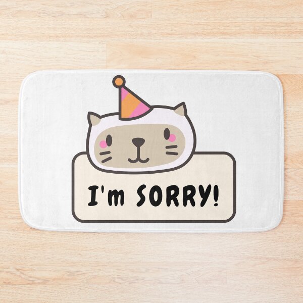 Item preview, I am sorry  designed and sold by Aesthetix18.
