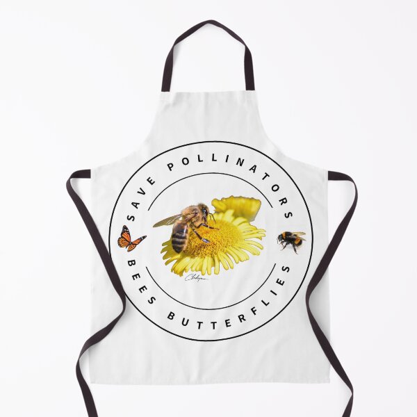 Item preview, Save Pollinators – Bees & Butterflies Sticker designed and sold by Whiskered Garden Studio.